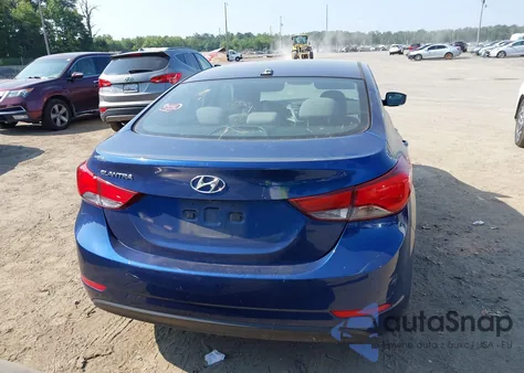 2016 Hyundai Elantra Se/Sport/Limited из США, поврежденный, VIN 5NPDH4AE6GH714210